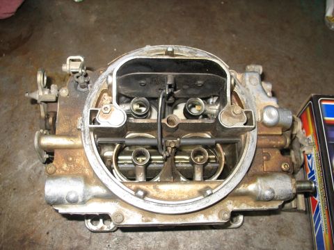 1978 Ford Bronco - Carburetor part shown in detail, not a complete vehicle.