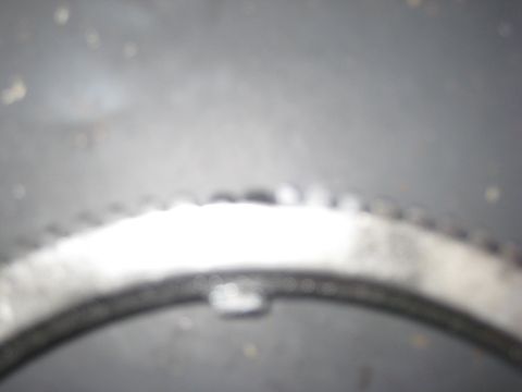 1995 Ford Bronco - two teeth mangled here