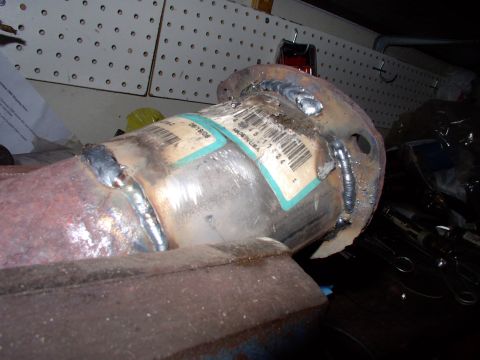 1986 Ford Bronco - What do you do, after six years of Ontario salt damage, when your collector flange falls off when the pipe rots on you ? You buy a $5.00 re…