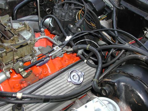 1973 Chevrolet Corvette - Cruise Control at Carb