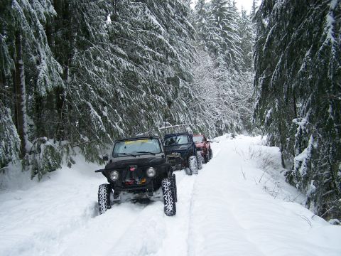 1988 Suzuki Samurai - Part of the group