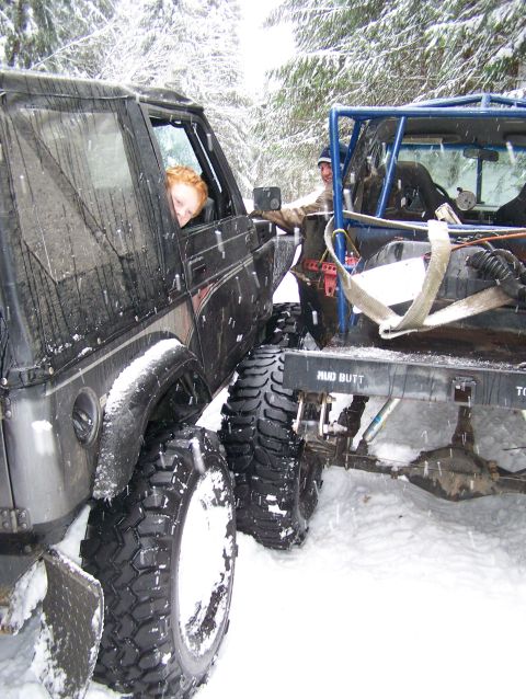1988 Suzuki Samurai - It only takes a little slip to .........