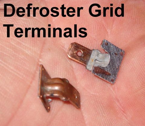 1983 Ford Bronco - Defrost Grid Terminals Apply with conductive cement as described in this TSB: [url=http://www.supermotors.net/registry/2742/54306-4] http:/…