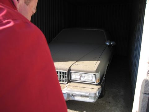 1991 Ford LTD Crown Victoria - Photograph of a car front and a person, not a technical document.