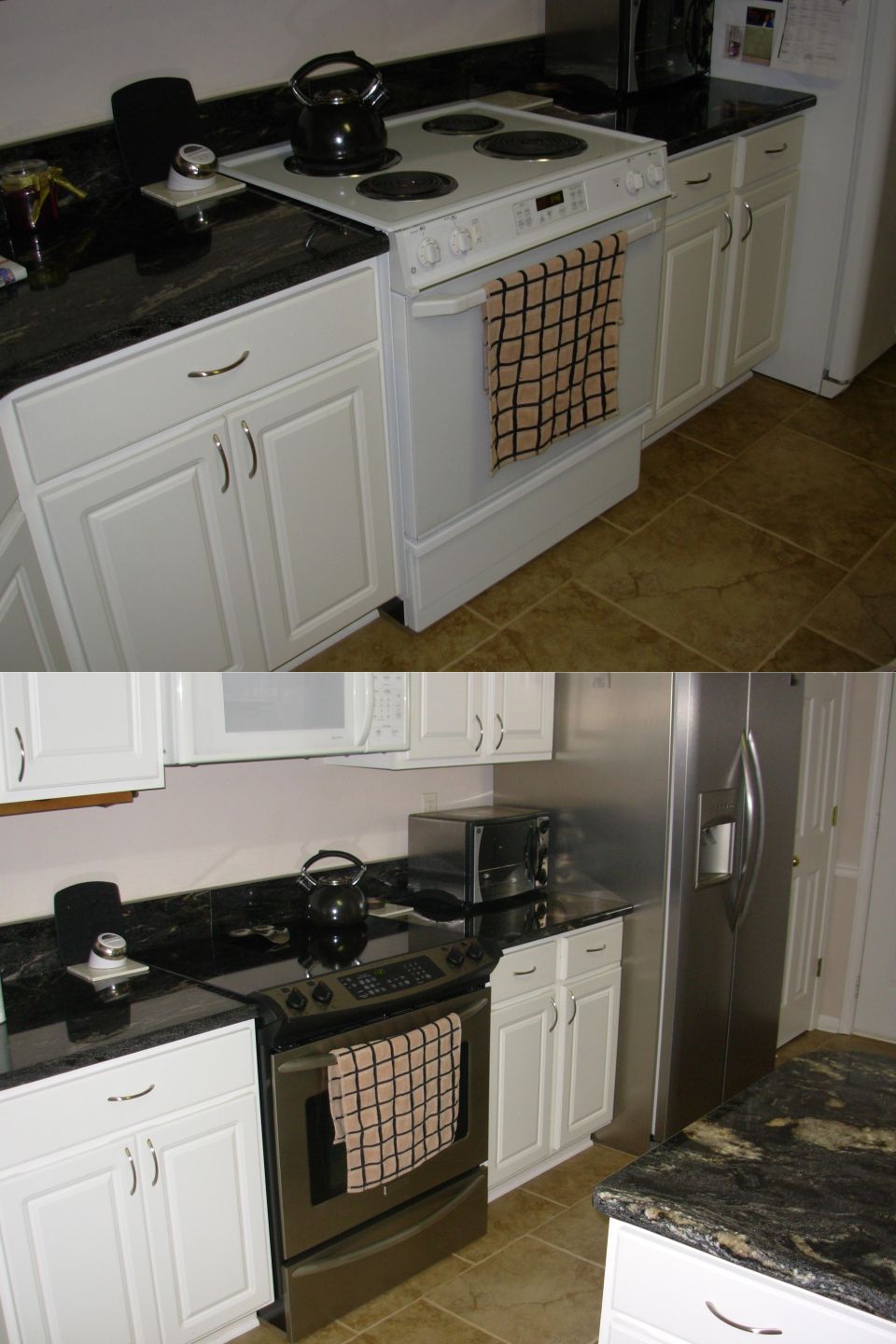 Like the frig & dishwasher, she just wanted to change the color.
