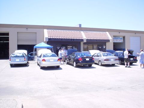 1993 Ford Taurus - The whole meet getting underway. Vehicles in view from left to right: Stylis-blue Gen2, Mobiuslogic-silver Gen4, Troper8-Black Gen4, Mike-G…
