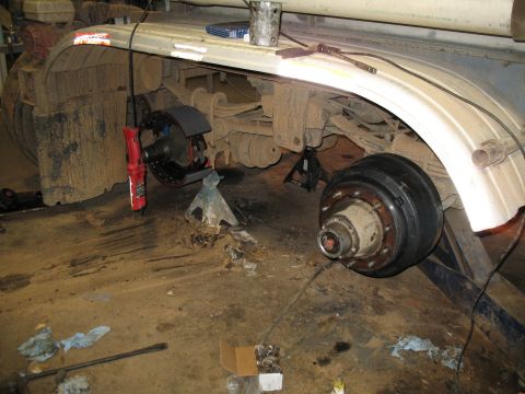 1993 Ford Bronco - Tanker bearings/brakes/seals we've been working on in our spare time
