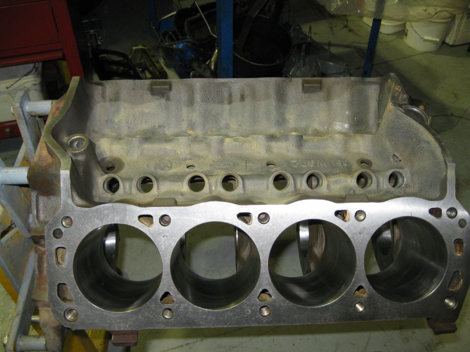 replacement block back from the machine shop