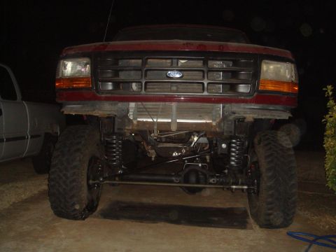 1992 Ford Bronco - This 1992 Ford Bronco features a lifted suspension and a custom front grille.