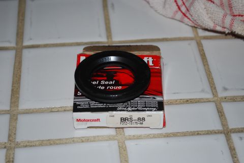 1996 Ford Bronco - Motorcraft wheel seal part number BRS-88 F3T2-1S175-AA is shown on its packaging.