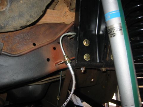 1995 Ford Bronco - brake line routing 1