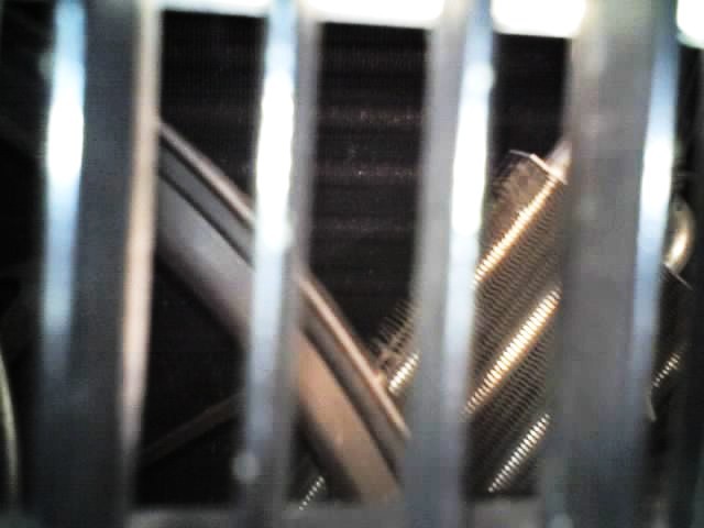 MY TRANNY COOLER AND SECOND COOLING FAN ,WITCH I GOT OFF AN 96 TOWN CAR