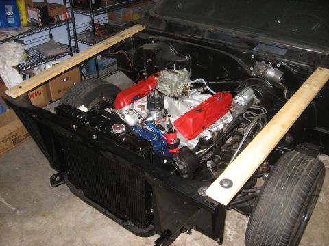 1965 Ford Galaxie - redneck engine test stand!