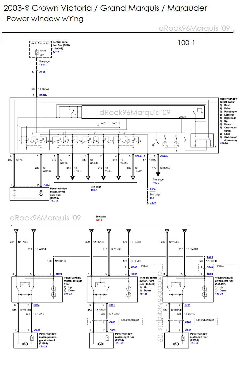 2003+ CV/GMQ/MM

Power window wiring

Town Car similar
