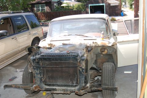 1959 Ford Ranchero - Exterior Restoration begins, July 2008