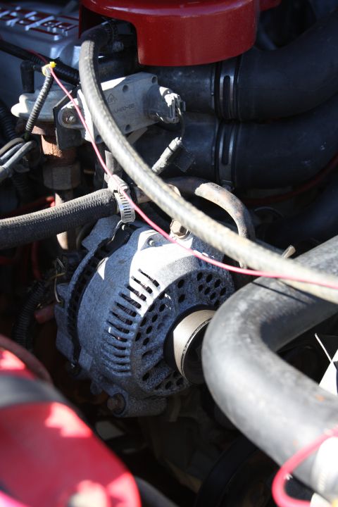 1996 Ford Bronco - scored a 3G alternator off an exploder at a junkyard