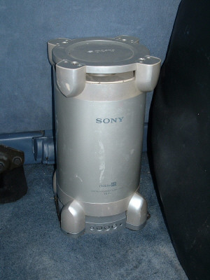 1991 Ford Bronco - This powered subwoofer by Sony I like to call the R2-D2. I used to have it in a Toyota Supra w/ a hatchback and had a descent thump. Now in…