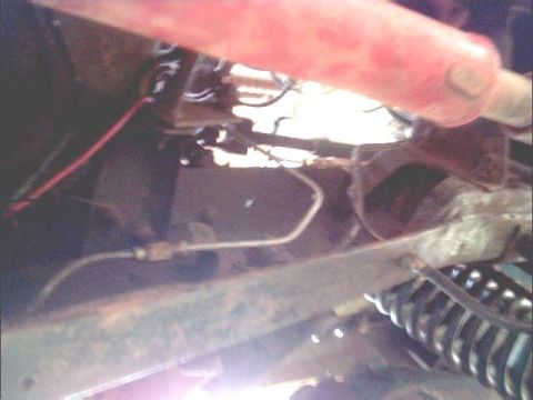 1978 Ford Bronco - Where the proportional valve was