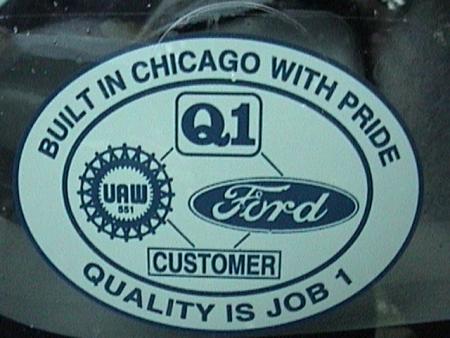 1995 Ford Taurus - quality built in chicago... take that atlanta plant