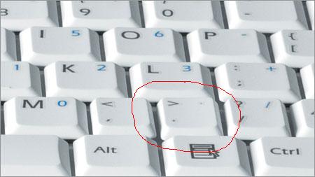 1995 Ford Bronco - A close-up view of a white computer keyboard, highlighting various keys and their labels.