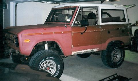 1975 Ford Bronco - This is what Frank bought and asked me to help him restore.