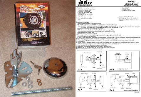 1983 Ford Bronco - Aftermarket 4-Way Holder & Spare Lock NOW POWDERCOATED Surprisingly well-built, but not directly compatible with my older tire carrier. I'd…