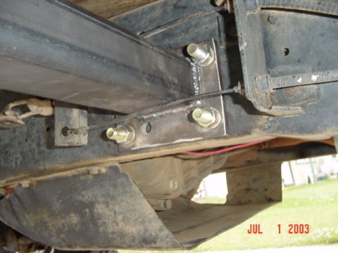 1989 Ford Bronco - Rear mount location