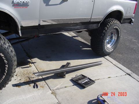 1989 Ford Bronco - This is as far as we got...ran out of daylight...to be continued.