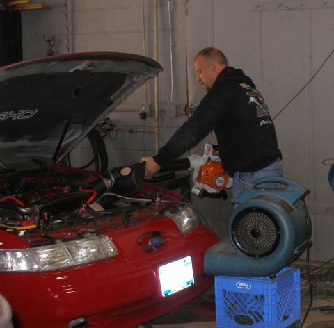 1997 Ford Taurus - Kirk working on Hamel's SHO