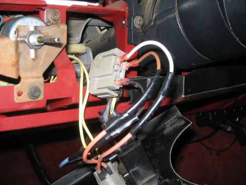 1991 Ford Bronco - connections soldered, taped & done!