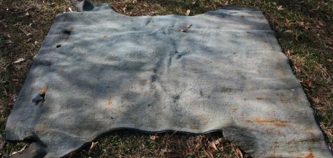 1991 Ford C-350 (Centurion Conversions) - rear carpet no third row so no holes