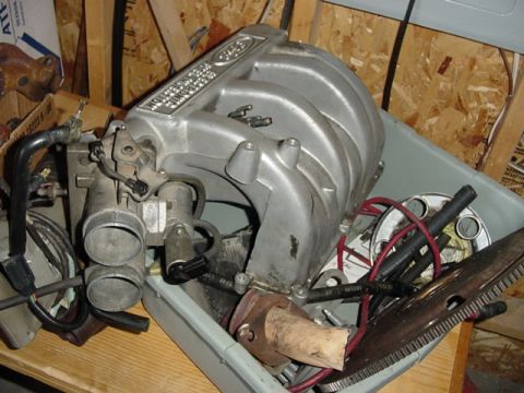 1987 Ford Bronco - the upper intake for the 5.0, make offer or take with rest of engine