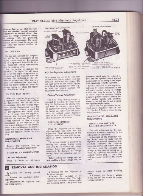 1968 Mercury Cougar - Adjusting Fomoco mechanical voltage regulators