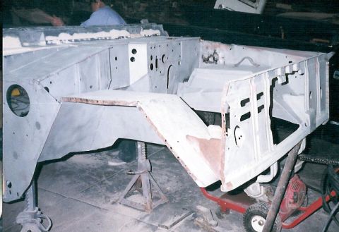 1975 Ford Bronco - The inner fenders, rocker panels, and one A-pillar were rusted out, but the painter did a great job. After a lot of debate, Frank & his wif…