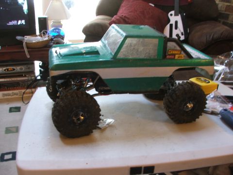 1996 Ford Bronco - This is a remote control rock crawler toy truck, not a 1996 Ford Bronco.