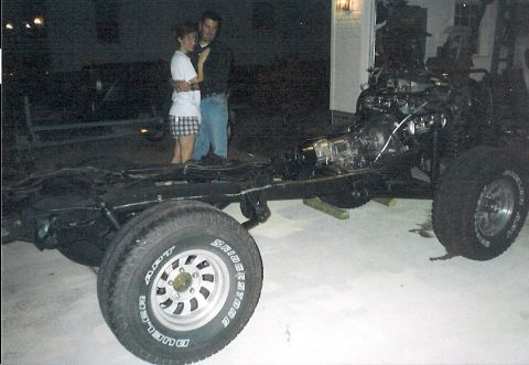 1975 Ford Bronco - Even Frank's wife started to get enthusiastic when we got back to a rolling chassis.