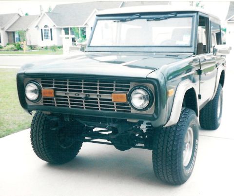 1975 Ford Bronco - The colors are 2000 Eddie Bauer Expedition Estate Green & Light Prarie Tan. Bumpers are waiting, but I have a good plan that won't require…