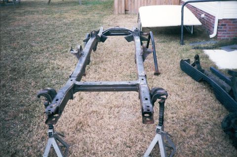 1975 Ford Bronco - The frame has been washed inside & out, and cup-brushed all over to remove dirt, rust, & undercoating before being Herculined. [url=https:/…