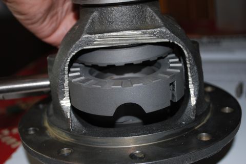 1996 Ford Bronco - Close-up of a differential assembly, showing its internal components.