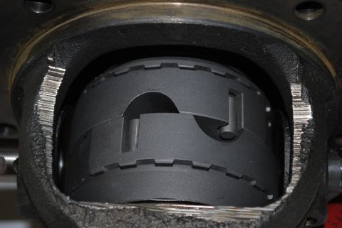 1996 Ford Bronco - Damage to the differential locker housing is evident in this close-up view.