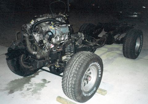 1975 Ford Bronco - Back to a rolling chassis.