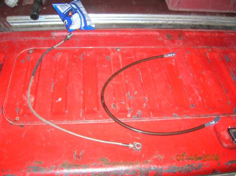 1985 Ford Bronco - new front braided lines