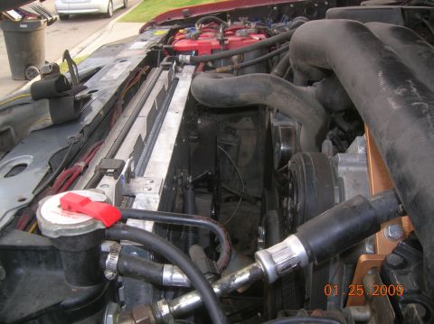 1985 Ford Bronco - electric fans and shroud