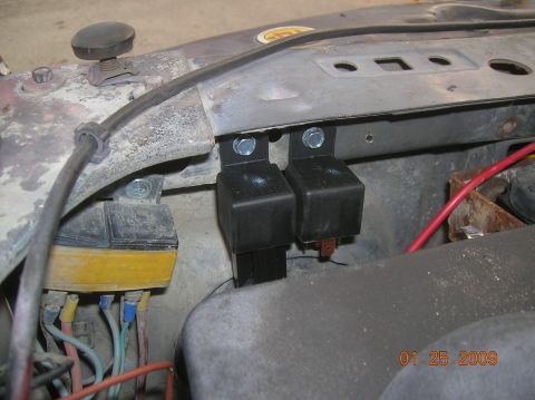 1985 Ford Bronco - dual relays, one is a spare