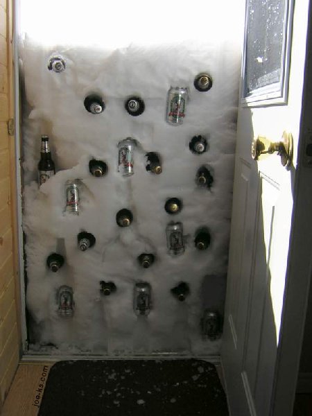 1986 Ford Bronco - Canadian beer fridge