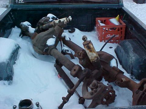1975 Chevrolet Blazer - a pair of HD dana44's i picked up to swap the front end so i have 8 lug wheels