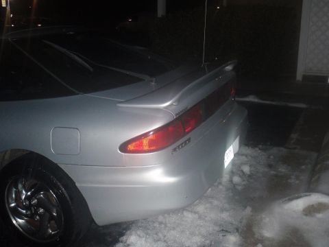 1993 Mazda MX-6 - Black outline rear lights