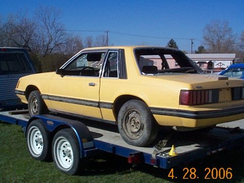 1982 Ford Mustang - before tharapy