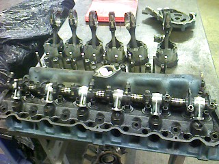 1965 Ford Ranchero - this is the old motor id been working on forever. Myself and 3 of my classmates tore the engine down and measured everything. The conclusio…