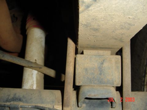 1989 Ford Bronco - Shim & block